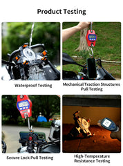 Ulti-Mount, The Heavy Duty Metal Motorcycle/Bike Phone Holder with Anti-shock + Anti-theft