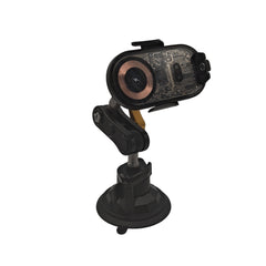 Car dash mounted wireless charging phone holder and metal and silicone suction cup