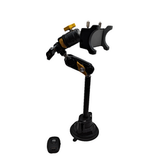 BoulderCam Pro dual phone and action camera mount front view