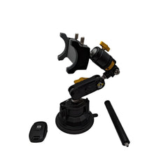 BoulderCam Pro dual phone and action camera mount front view