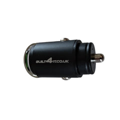 Power Trip compact dual USB car charger with USB-C and USB-A fast charging